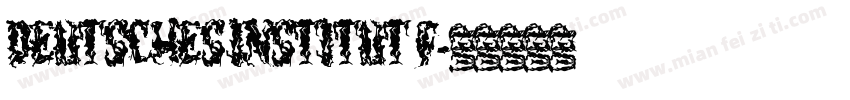 Deutsches Institut f字体转换